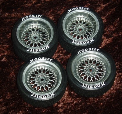 RC TOURING CAR WHEELS/TIRES *Traxxas 4Tec/Vaterra/Losi v100/Kyosho Fazer Mk2/hpi - Image 1 of 4