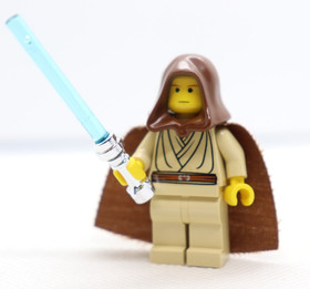 Obi-Wan Kenobi Young Hood Cape 7161 Yellow Vintage Star Wars LEGO&reg; Minifigure