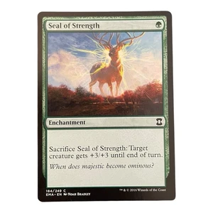 Seal of Strength - Eternal Masters #184/249 MTG Magic The Gathering - Picture 1 of 2