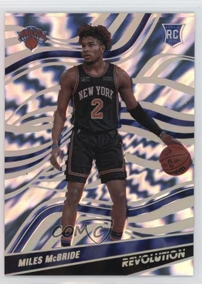 2021 Panini Revolution Rookies Asia Holo Silver /99 Miles McBride #116 Rookie RC - Image 1 of 2