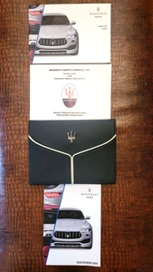 2016 Maserati Levante OEM Owner Operator Manual Full Set + Case - Picture 1 of 8