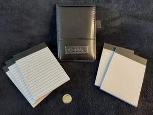 Leed's Police Leather 3.5x5 Flip Top Notebook & Pads Fits TRIFORM Evidence Book - Picture 1 of 4