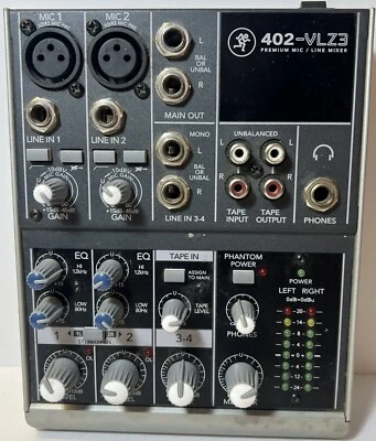 Mackie 402-VLZ3 Premium 4-Channel Ultra-Compact Mixer - Image 1 of 3