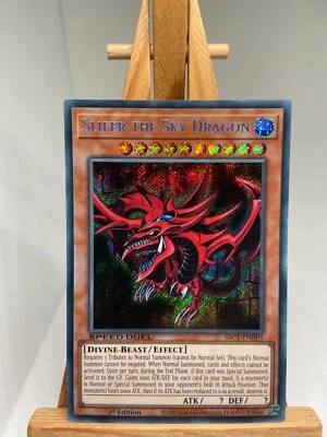Slifer The Sky Dragon - Secret Rare 1st Edition SBC1-ENH01 - NM - YuGiOh - Image 1 of 2