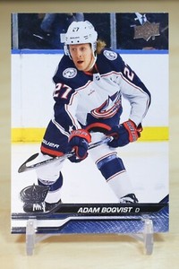 2023-24 Upper Deck Base #52 Adam Boqvist - Columbus Blue Jackets