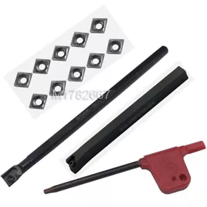 Soporte de torneado de barra de perforación de torno de 6 mm + Torneado externo de 8 mm + Insertos CCMT21-51-SM - Imagen 1 de 4