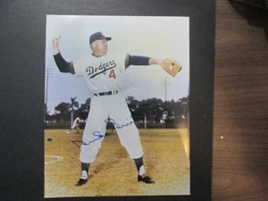 Duke Snider Brooklyn Dodgers Replica 8 x 10 Autographed Photo - Picture 1 of 1