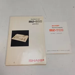 Sharp MZ-800 Handboek voor Gebruikers Dutch Manual Original - Photo 1/6