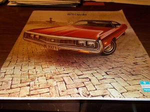 1971 Chrysler Deluxe 40-page Sales Catalog  - Picture 1 of 5
