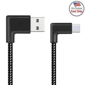 20cm ELBOW Type-C USB Data Sync Charging Charger Cable Samsung Galaxy Note 8 S8+ - Picture 1 of 9