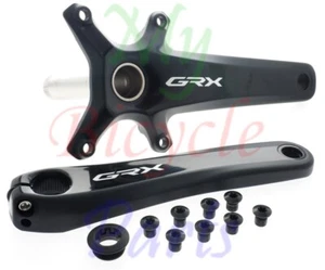 Ensemble de bras manivelle 11/12 vitesses Shimano GRX FC-RX810/FC-RX820 sans chaîne LIRE - Photo 1/3