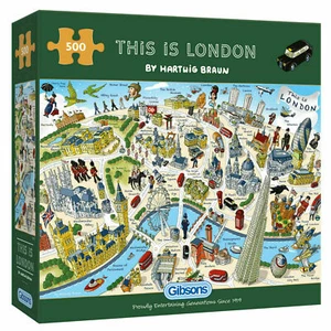 Gibsons Jigsaw Puzzle 500 Piece This Is London - Picture 1 of 2
