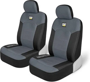 Gray MeshFlex Automotive Seat Covers for Cars/Trucks - Set of 2 Front Seats - Picture 1 of 7