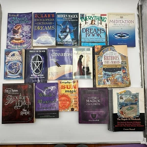 Lot of 15 Magick Wicca Withcraft Witch Books - Picture 1 of 1