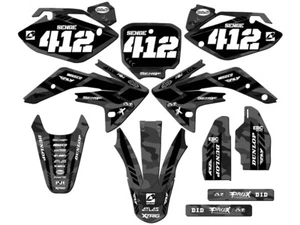 2007-2023 CRF 150 R APACHE Grey Senge Graphics Kit Compatible with Honda - Foto 1 di 10