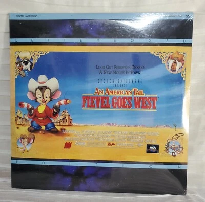 Unopened An AMERICAN TAIL FIEVEL GOES WEST Laserdisc (SP, 75 Minutes, 1992)  Foto 1 de 2