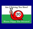 Drakeford Welsh Flag Snail sticker 20MPH
