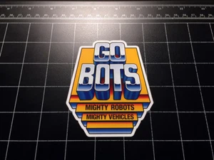 GO BOTS logo vinyl decal sticker 1980's 80s toys gobots toy go-bots - Picture 1 of 1