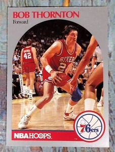 Bob Thornton NBA Hoops 1990 Philadelphia 76ers #232 - Bild 1 von 4