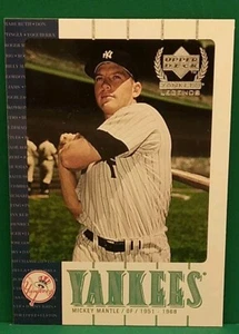 2000 Upper Deck Yankee Legends - Sample #NY7 MICKEY MANTLE - Picture 1 of 2