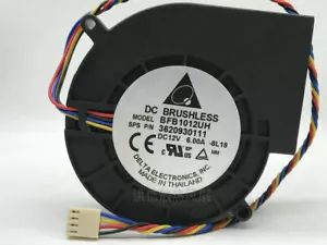 Delta BFB1012UH 12V 6A high-power DC blower Large volume turbine cooling fan - Picture 1 of 3