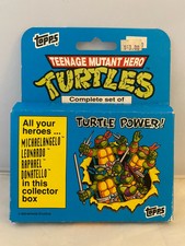 Topps Teenage Mutant Ninja Turtles Tmnt Vintage Set Completo Di 66 Carte