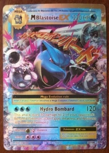 Carta Pokemon MEGA BLASTOISE EX Full Art HOLO CRISTAL Ultra Rara 22/108 - Foto 1 di 2