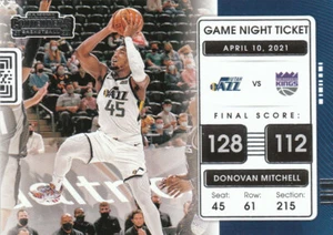2021-22 Panini Contenders Basketball Game Night Ticket  #5 DONOVAN MITCHELL - Picture 1 of 1