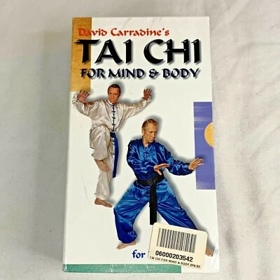 David Carradine’s Tai Chi For Mind & Body Two VHS Set  - Image 1 of 4