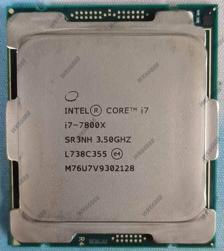 Intel Core i7-7800X SR3L4 six-core 3.50GHz LGA2066 Socket 6 CPU processor - Image 1 of 1