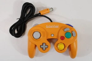 Official Nintendo GameCube Controller Pad Spice Orange GC GO785 Cosmetic Wear - Picture 1 of 9