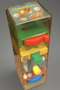 Fisher Price Tumble Tower Vintage 1971 Marble Maze With Sand Timer - Picture 1 of 24