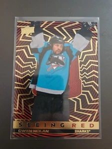 2023-24 UPPER DECK EXTENDED SERIES SEEING RED GOLD OWEN NOLAN#SR-11 - Picture 1 of 2