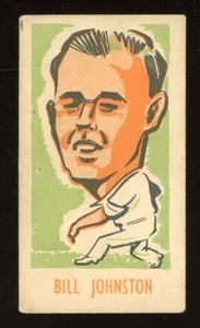 1948 Kiddy's Favourites Popular Cricketers Cricket #25 Bill Johnston PR - Picture 1 of 2