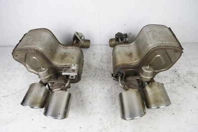 2014 - 2020 MASERATI GHIBLI S LEFT & RIGHT MUFFLER EXHAUST SET OEM 82K Foto 1 de 4