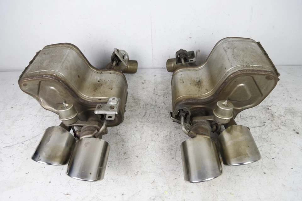 2014 - 2020 MASERATI GHIBLI S LEFT & RIGHT MUFFLER EXHAUST SET OEM 82K - Изображение 1 из 4