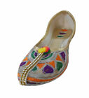 Chaussures Jutti pendjabi indiennes femmes taille plate toms cuir à glissière femme États-Unis 5-8