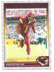 2024 Score Football JAHAN DOTSON Scorecard Parallel -WASHINGTON COMMANDERS- #284 - Picture 1 of 1