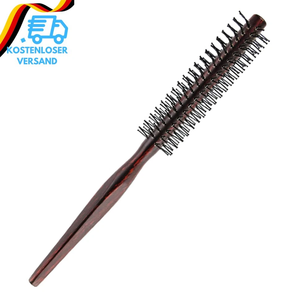 LABUYI 1 Stück Rundbürste,Haarbürste Rund,Rundbürste Klein,Rundbürste Bart,Haarbürste R