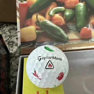 2025 Taylormade TP5x Peppers Pix Golf Ball Online Exclusive New Chili