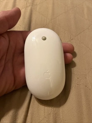 Apple A1197 Wireless Mighty Mouse Bluetooth Optical Mouse *CLEANED / TESTED *EX+ - Image 1 of 4