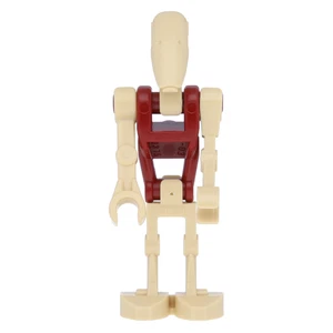 LEGO Battle Droid Security with Straight Arm and Dark Red Torso - Star Wars - Bild 1 von 6