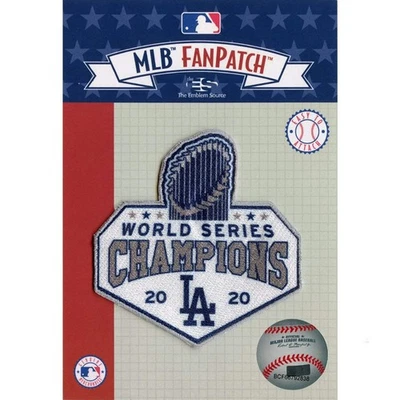 Parche Trofeo Serie Mundial MLB 2020 Campeones Los Angeles Dodgers Serie Diamante Foto 1 de 3