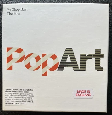 Pet Shop Boys Pop Art Mix The Hits 2003 3CDs Box Set - Image 1 of 3
