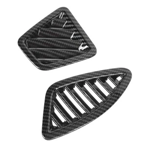 2 Pcs Side Air Conditioning Vent Trim Left Right Carbon Fiber Style For NQ5 2022 - Bild 1 von 12