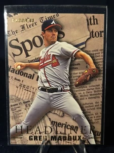 1995 FLEER UPDATE HEADLINERS GREG MADDUX #13 of 20 MINT!!! - Picture 1 of 2