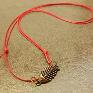 Red String Charm Pendant Necklace Gift Men Women Surfer Boho Luck Fate Spiritual - Picture 1 of 3