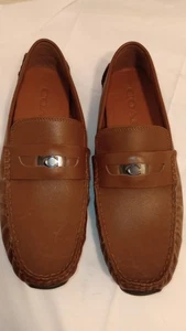 Coach Herren Petter Schuhe Größe 9D Braun Leder - Bild 1 von 6