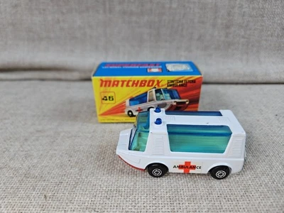 Matchbox Superfast No. 46 Stretcha Fetcha Ambulance With Original Box - Image 1 of 4