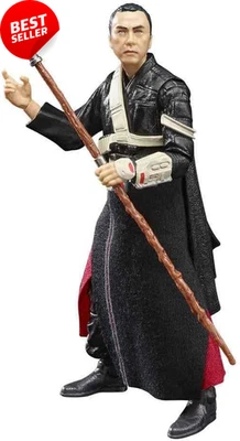Star Wars Black Series Chirrut Îmwe 6" Action Figure Rogue One Collectible - Image 1 of 4